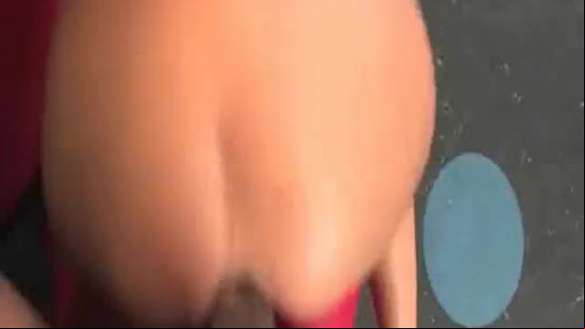 Blonde mom takes black cumshot